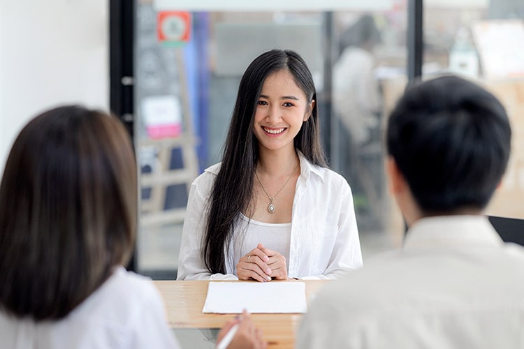 Young,Beautiful,Asian,Woman,In,White,Shirt,And,Long,Hair ABA Certification