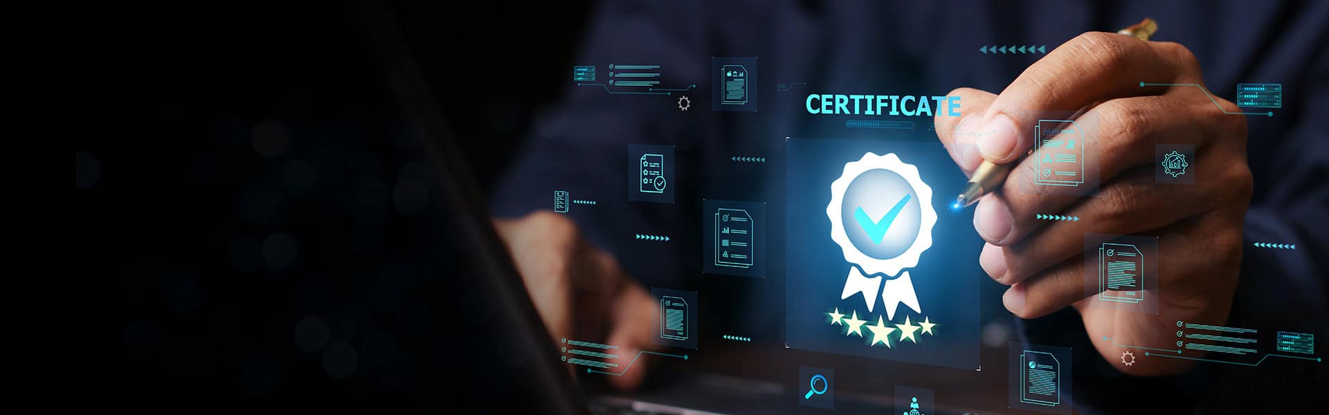 Business work and Assessment for the certificate / shutterstock.com